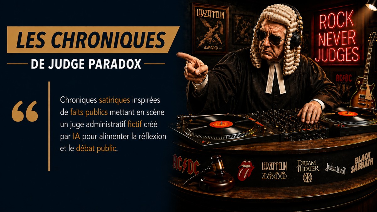 CHRONIQUES DE JUDGE PARADOX